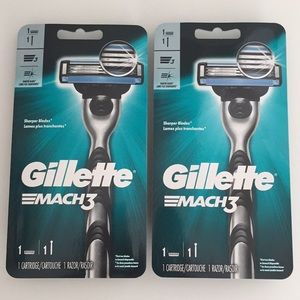 Set of 2 Gillette Mach 3 Razors